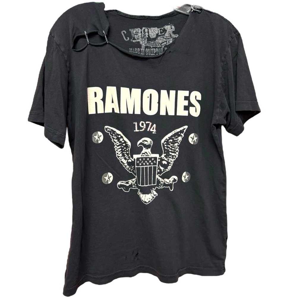 Ramones Chaser Cut Up T-shirt Sz S